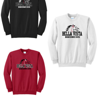 Bella Vista Broncos Crewneck Sweatshirt Thumbnail